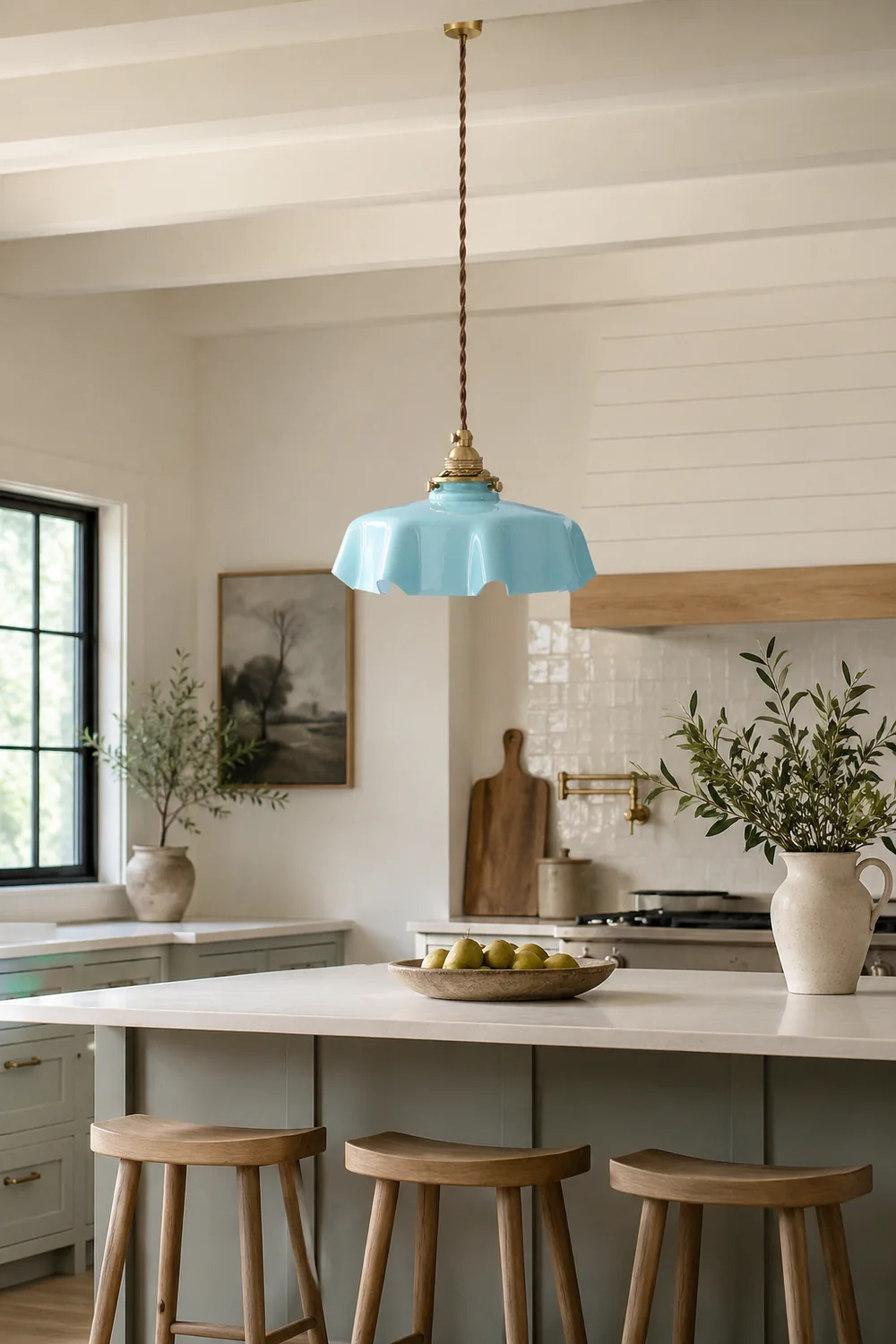 French Flower Pendant Light - Lumpaz
