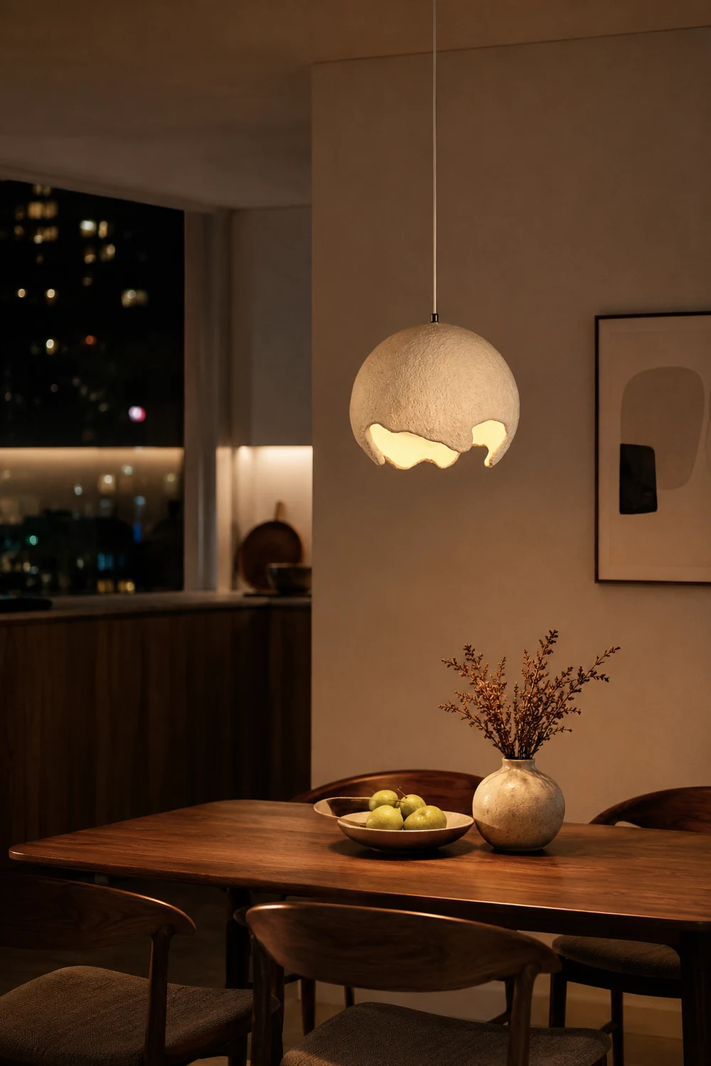 Geometric Resin Pendant Light - Lumpaz