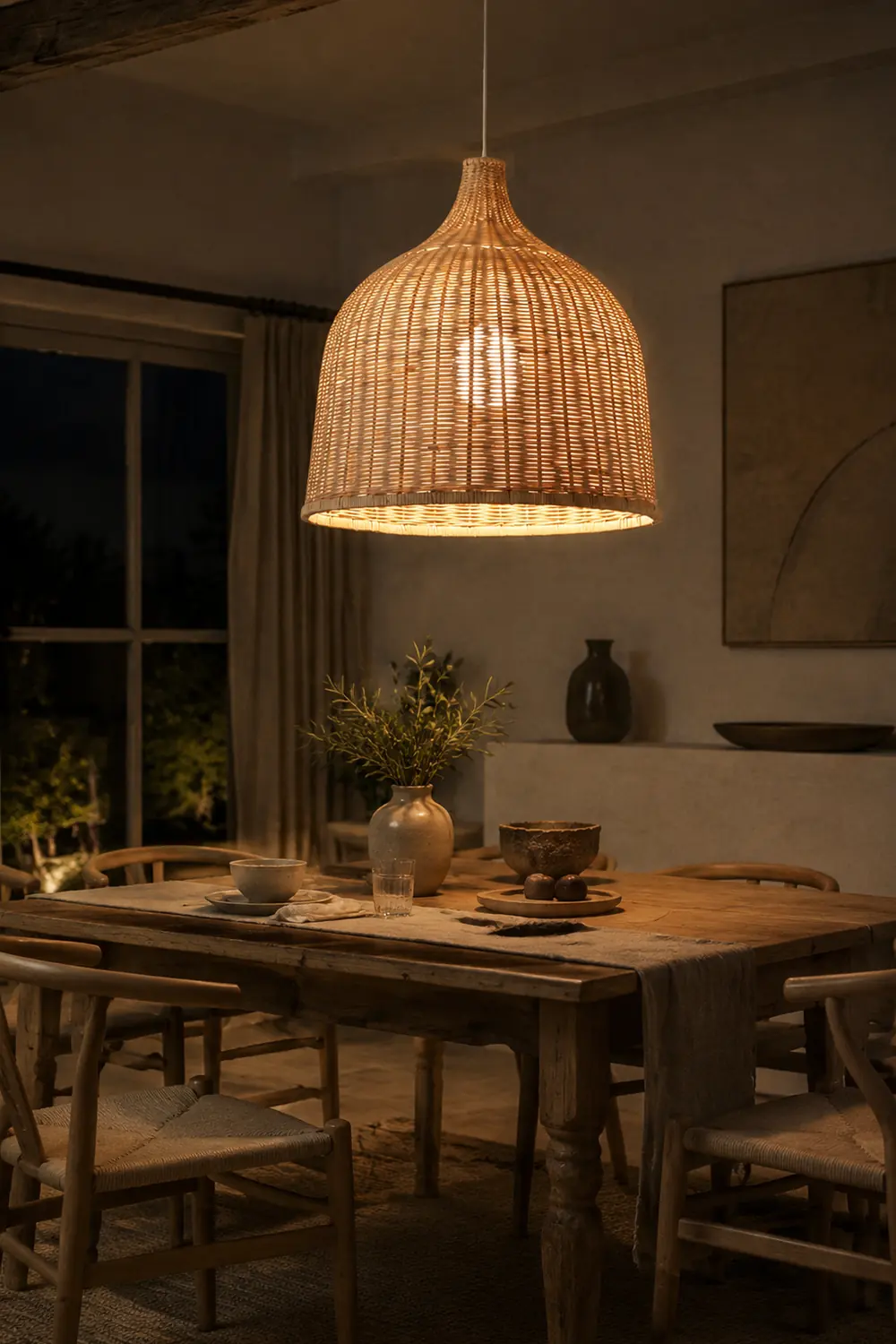Rattan Pandent Light - Lumpaz