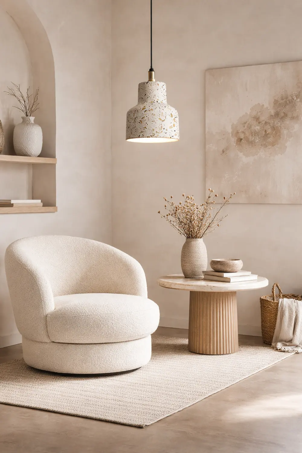 Sumait Zaid Modern Metal/Stone Pendant Light, 5 Style - Lumpaz