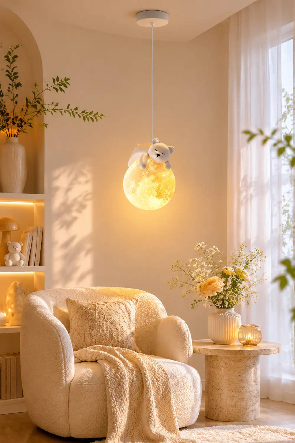 Animal Sleeping Pendant Lamp - Lumpaz