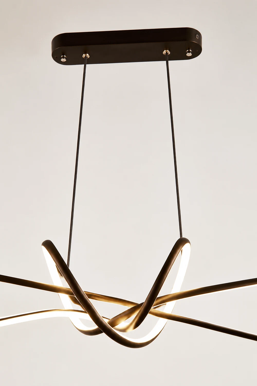 Bouvet Minimalist Geometric Metal Adjustable Pendant Light - Lumpaz
