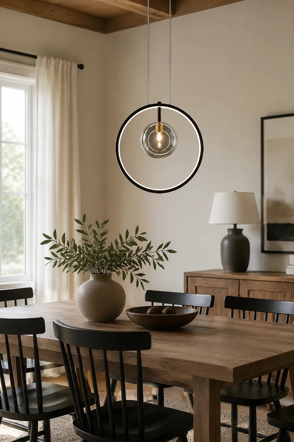 Nordic Glass Bubbles LED Modern Pendant Light For Dining Room - Lumpaz