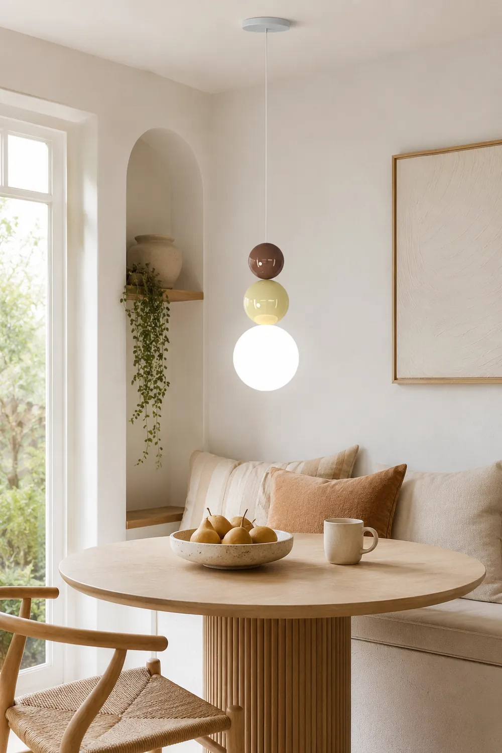 Acrylic Three Ball Pendant Lamp - Lumpaz