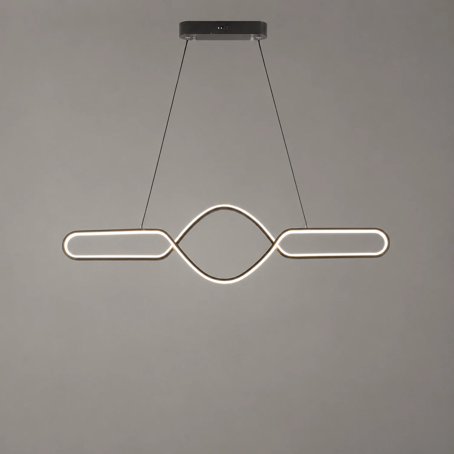 Bouvet Nordic Geometric Cross-Linear Pendant Light - Lumpaz