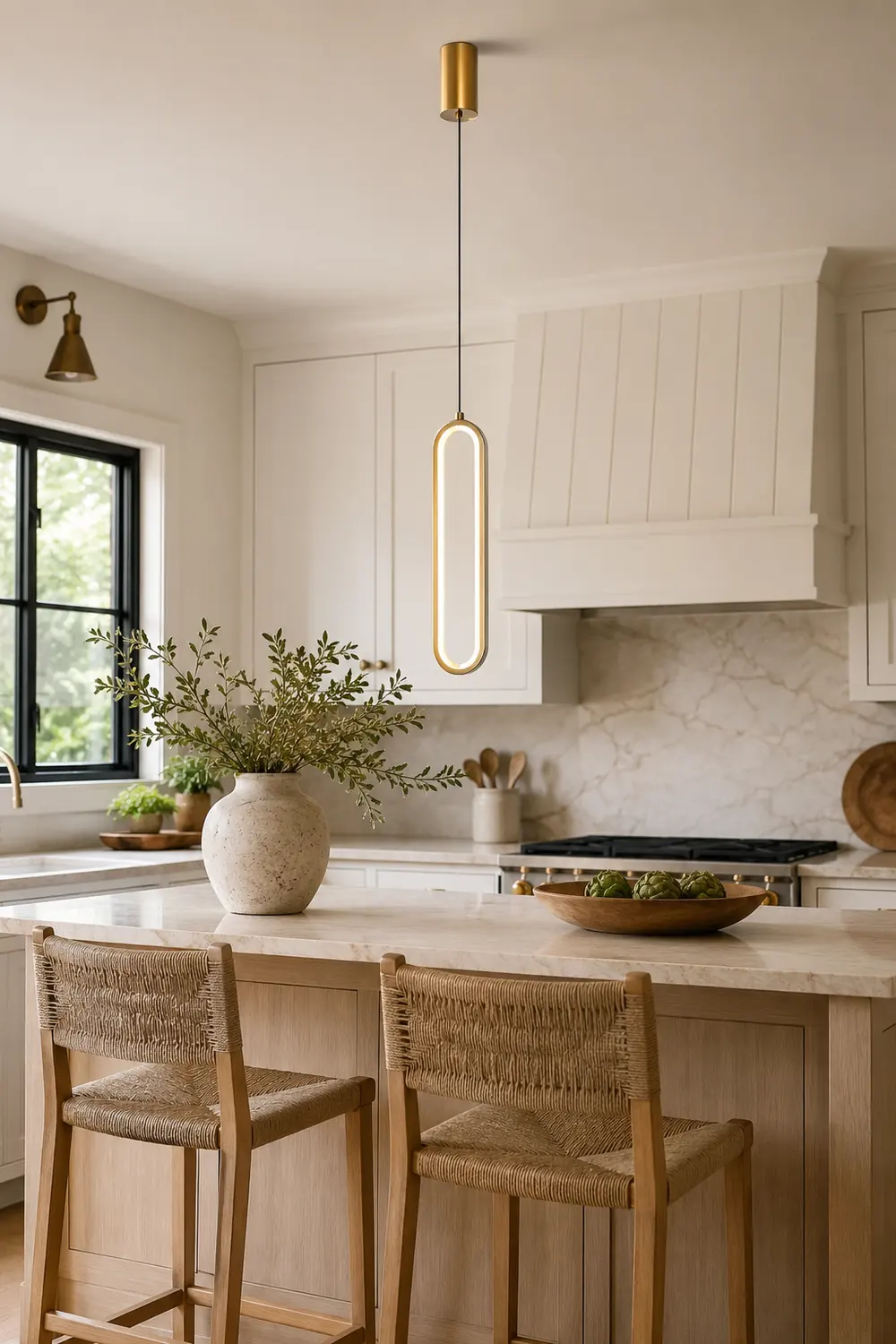 Long Oval LED Pendant Lamp - Lumpaz