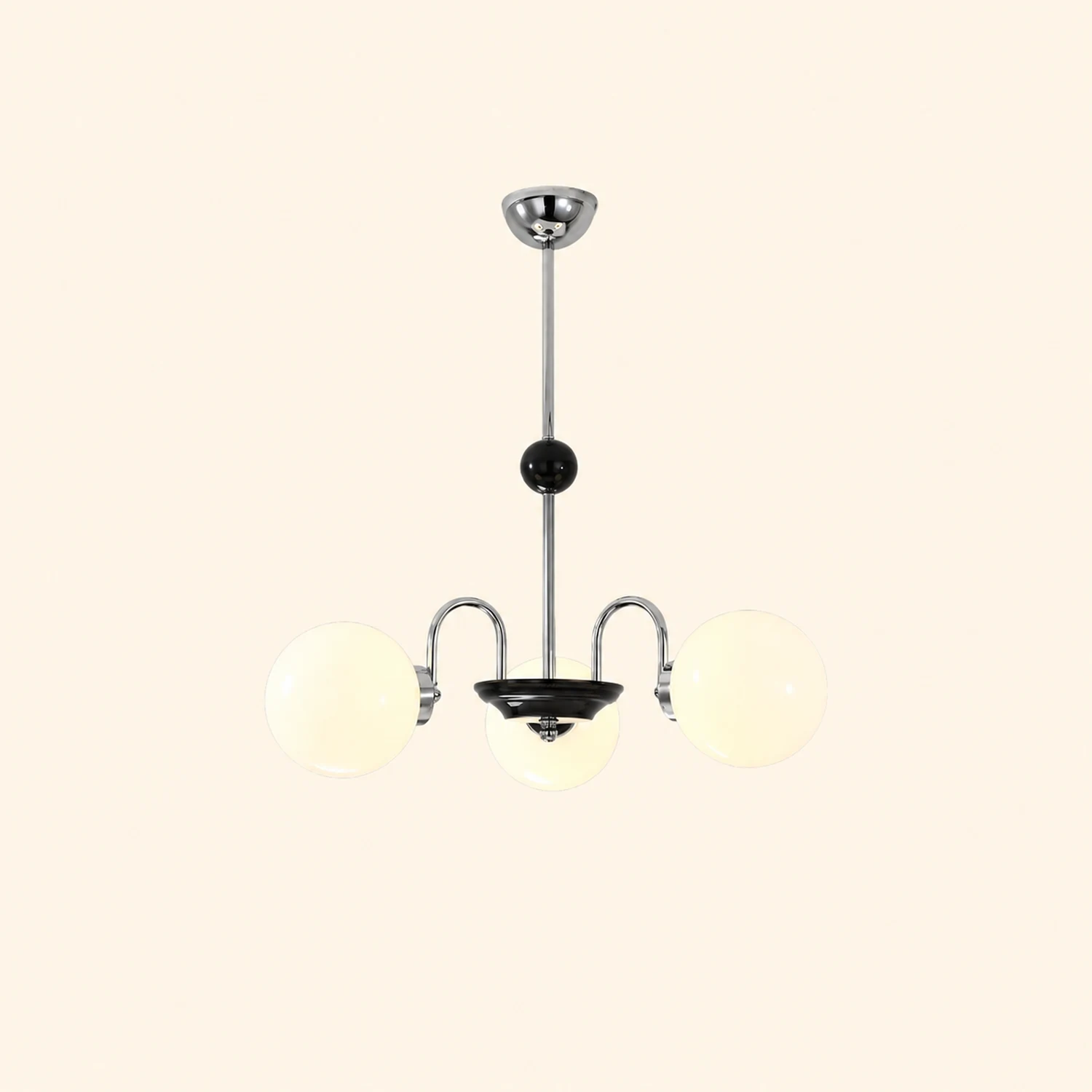Modern Globe Glass Art Deco Chandelier, Living Room - Lumpaz