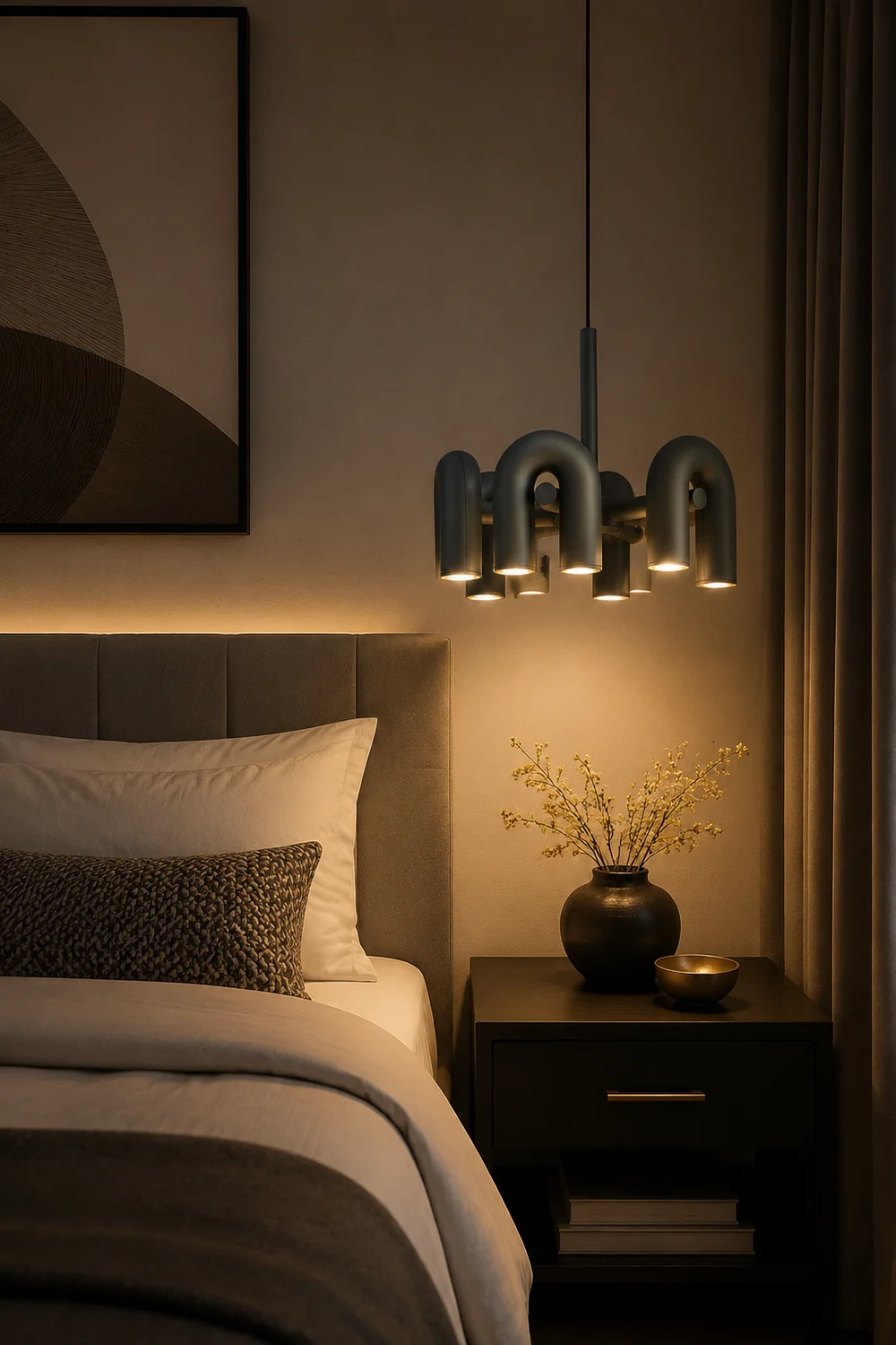 Felix Pendant Light, 4/6 Head - Lumpaz