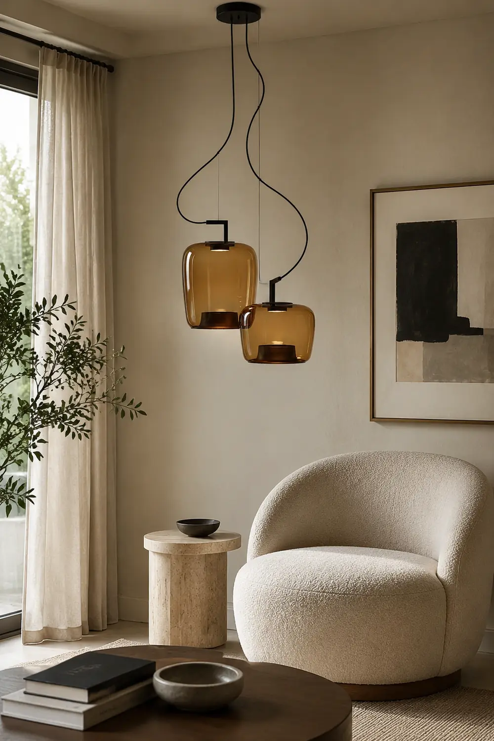 Doppelte Pendant Lamp - Lumpaz
