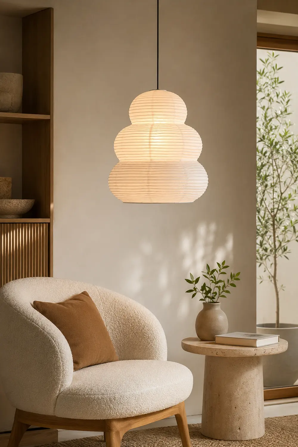 Rice Paper 24N Pendant Light - Lumpaz