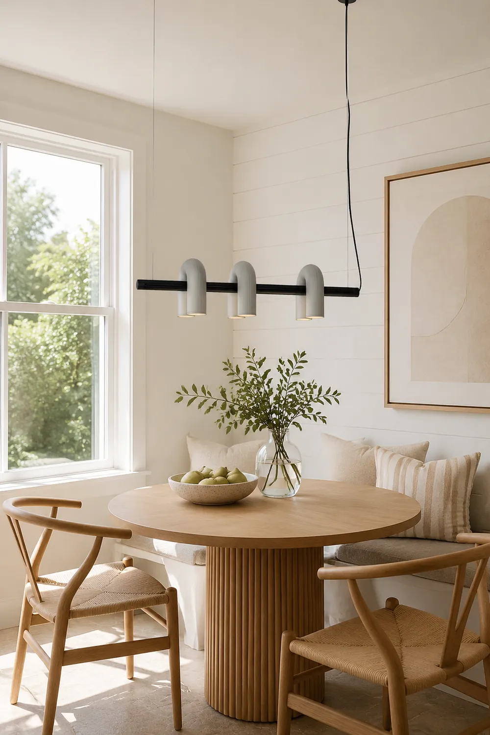 Felix Modern Pendant Light Linear with 3 U-Shaped Light - Lumpaz