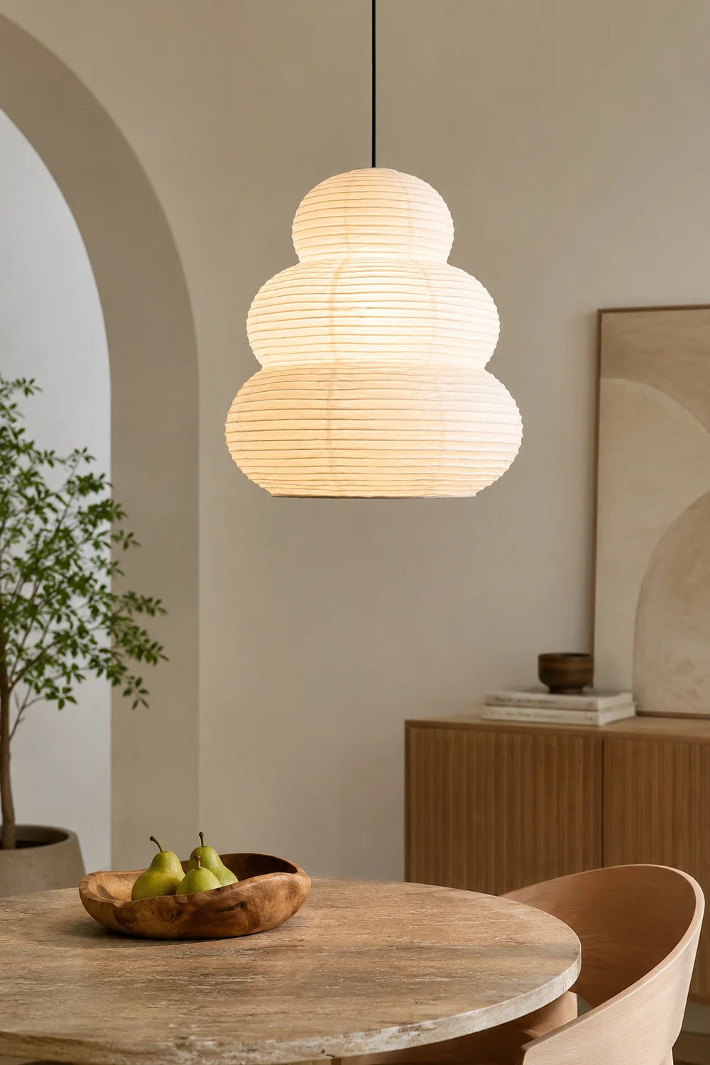 Rice Paper 24N Pendant Light - Lumpaz