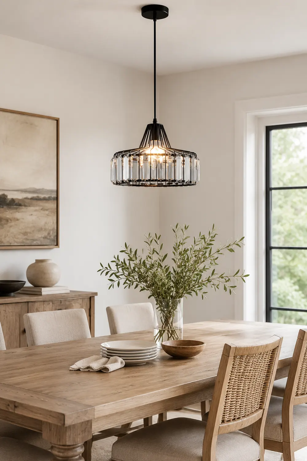 Crystal Drum Pendant Lamp - Lumpaz