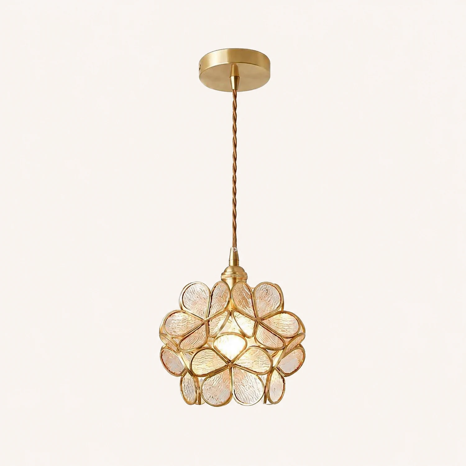 Glass Petal Pendant Light - Lumpaz