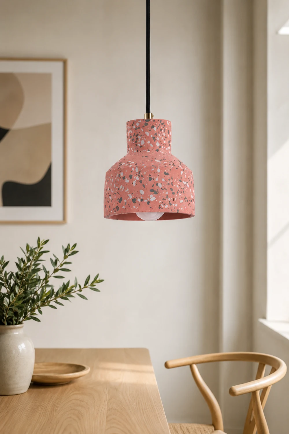 Morandi Pendant Light, Cement, Modern & Industrial, 4 Color - Lumpaz