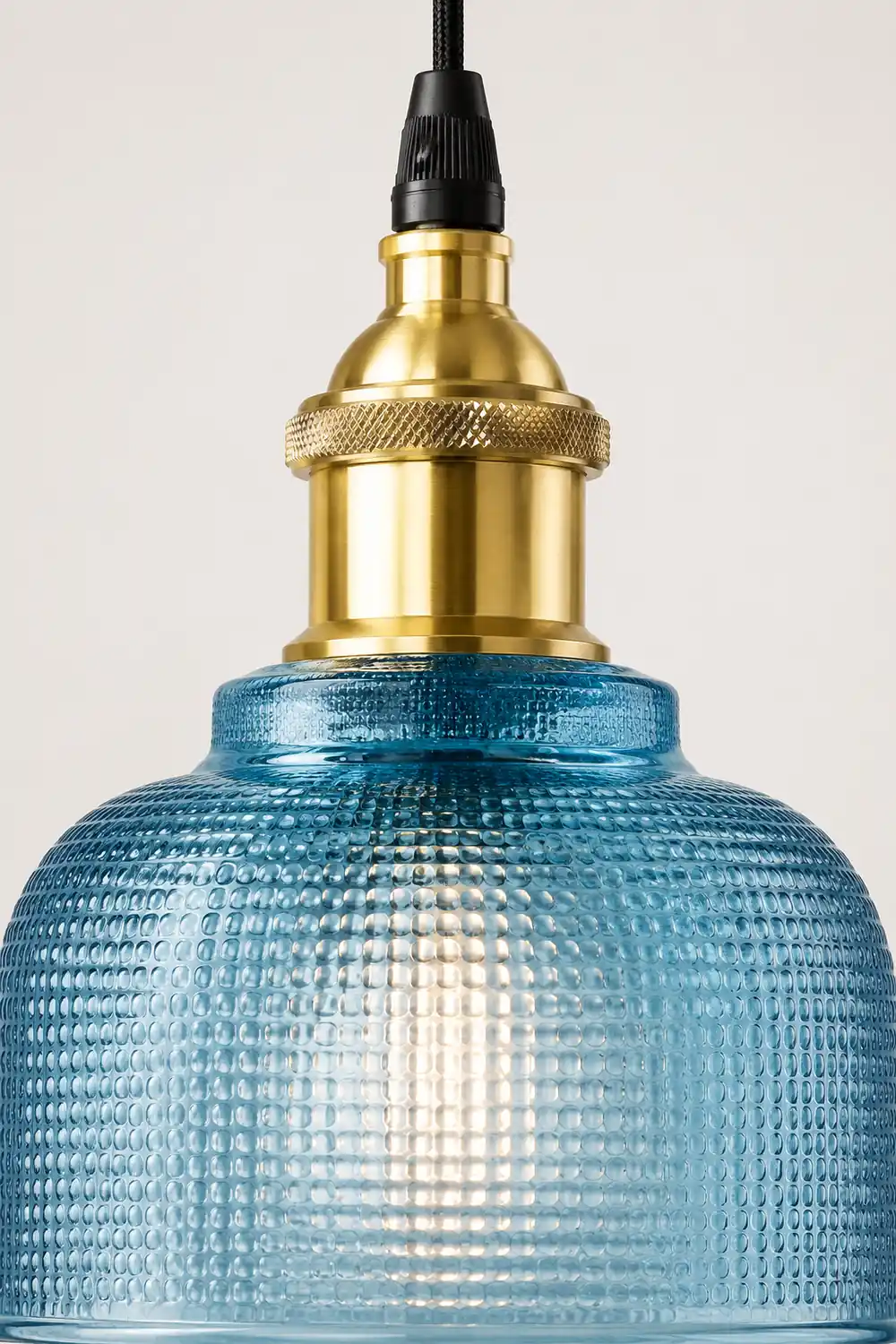 Hailie Glass Art Deco Pendant Lights,Colorful - Lumpaz