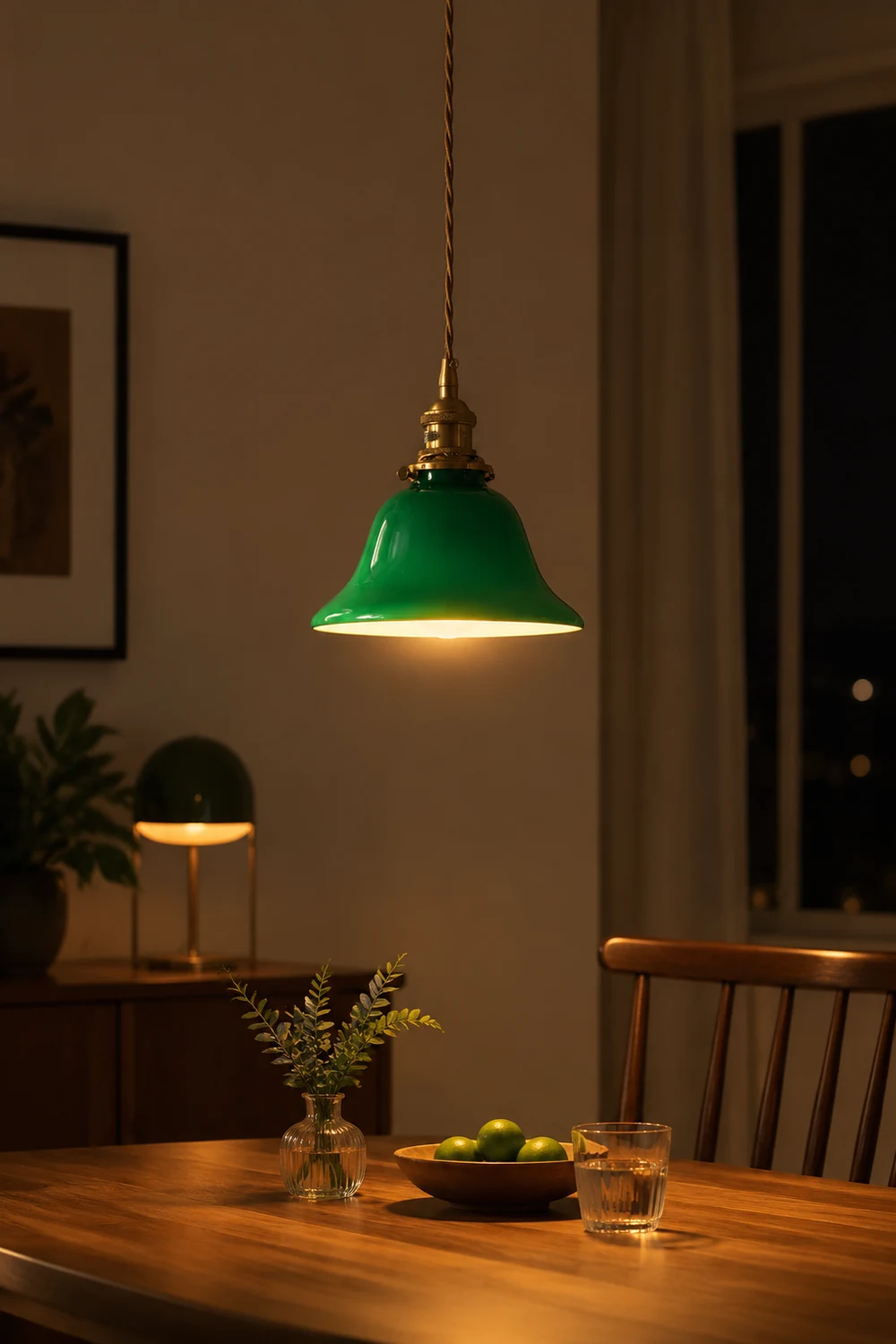 Green Bell Pendant Light - Lumpaz