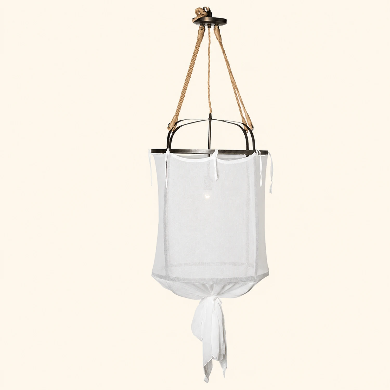 Provence Linen Pendant Light - Lumpaz