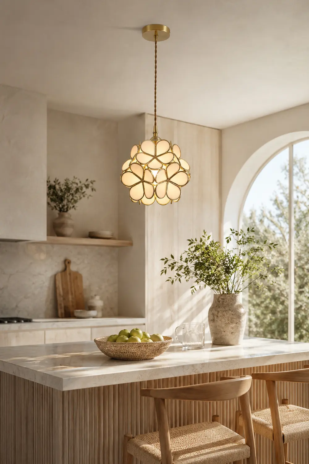 Glass Petal Pendant Light - Lumpaz