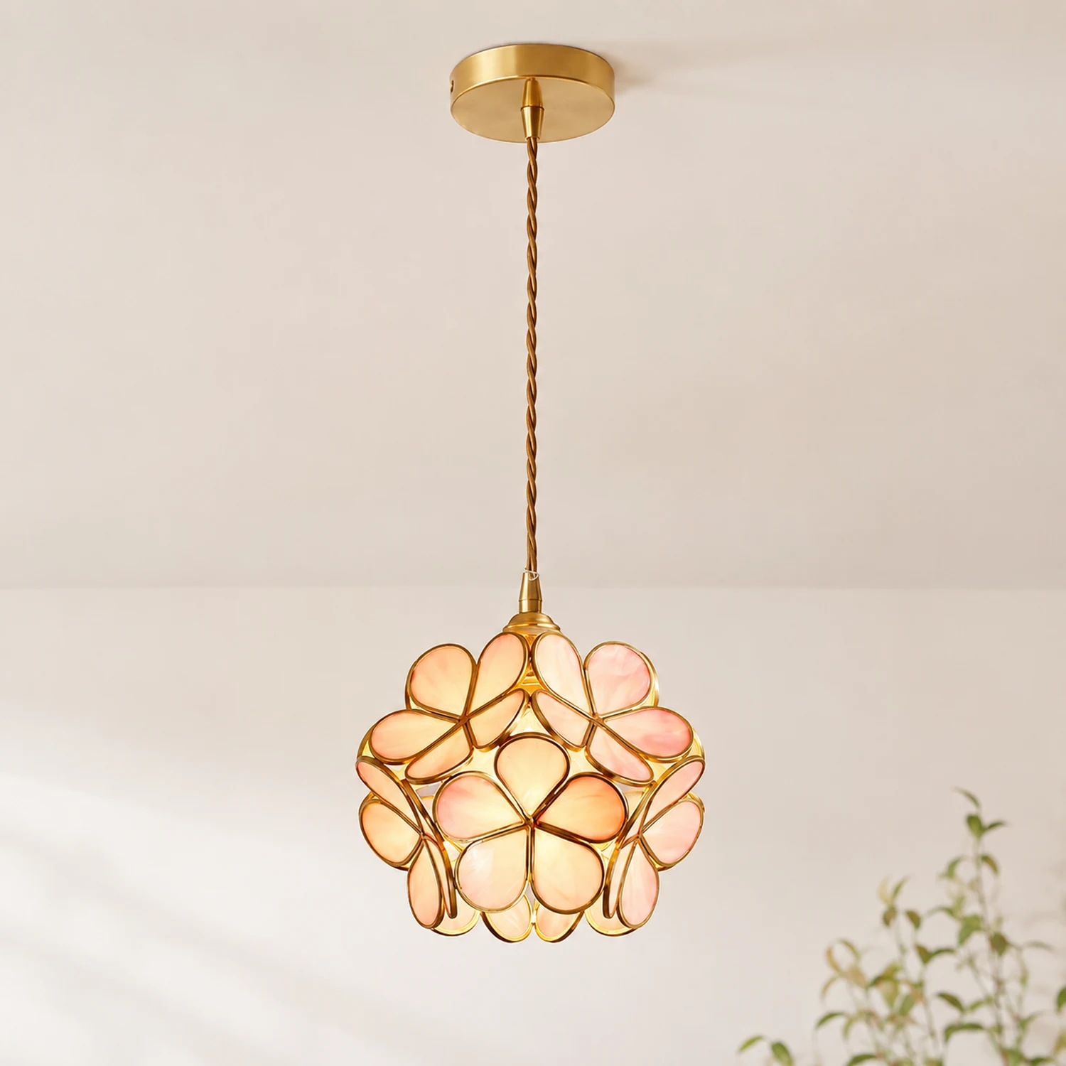 Glass Petal Pendant Light - Lumpaz