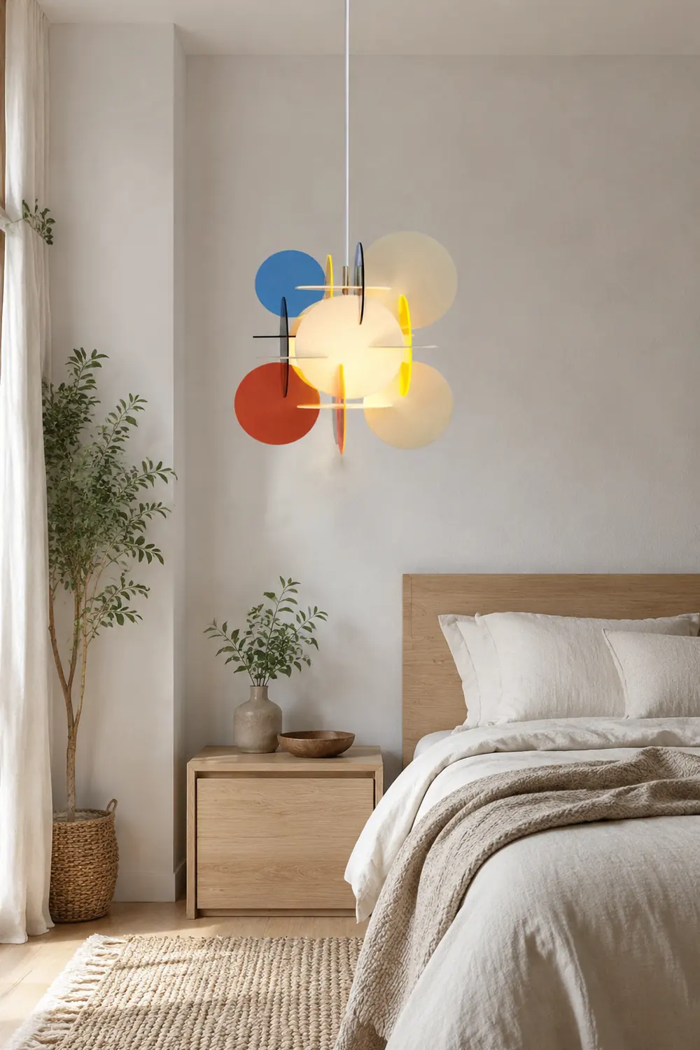 Morandi Modern Colorful Art Creative Pendant Light, Metal/Acrylic - Lumpaz