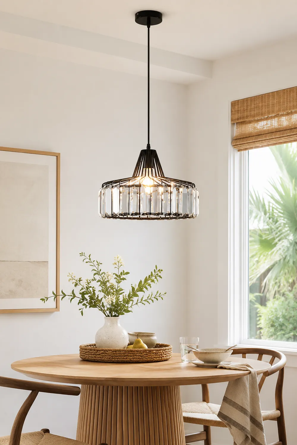 Crystal Drum Pendant Lamp - Lumpaz