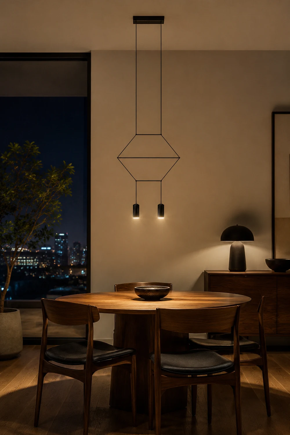 Line Art Pendant Light - Lumpaz
