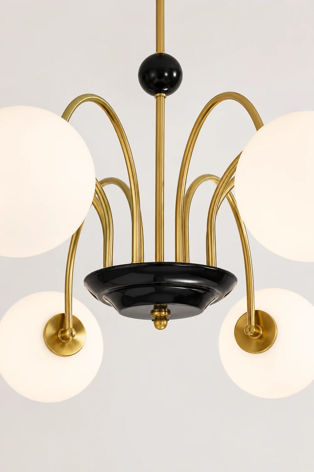 Modern Globe Glass Art Deco Chandelier, Living Room - Lumpaz