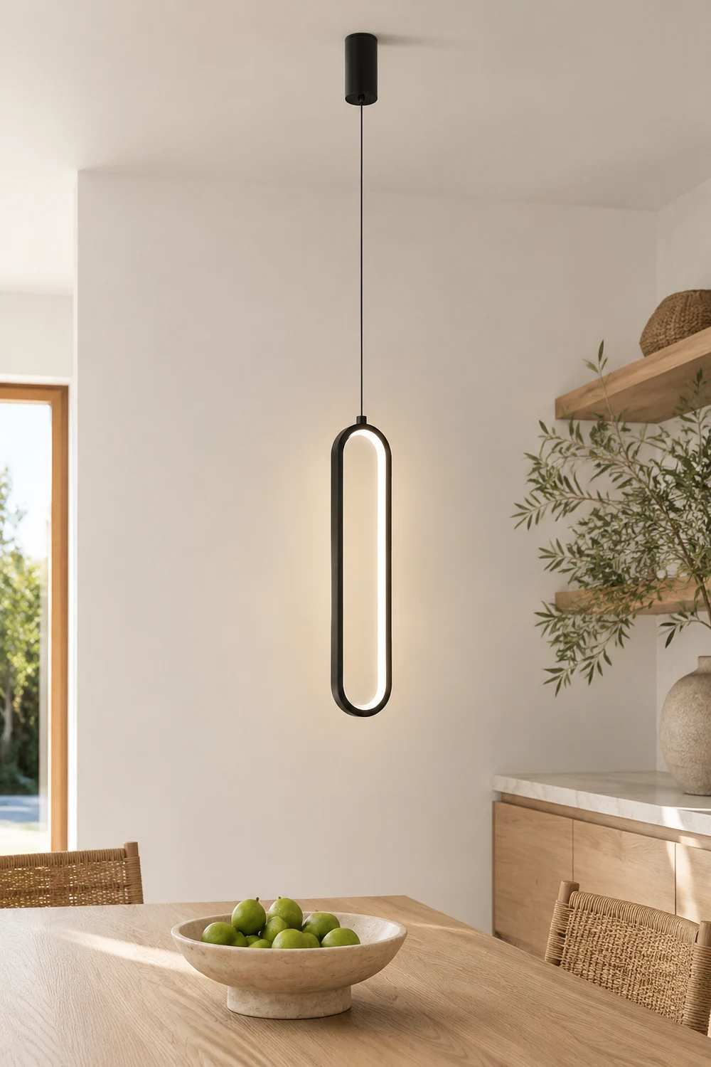 Long Oval LED Pendant Lamp - Lumpaz