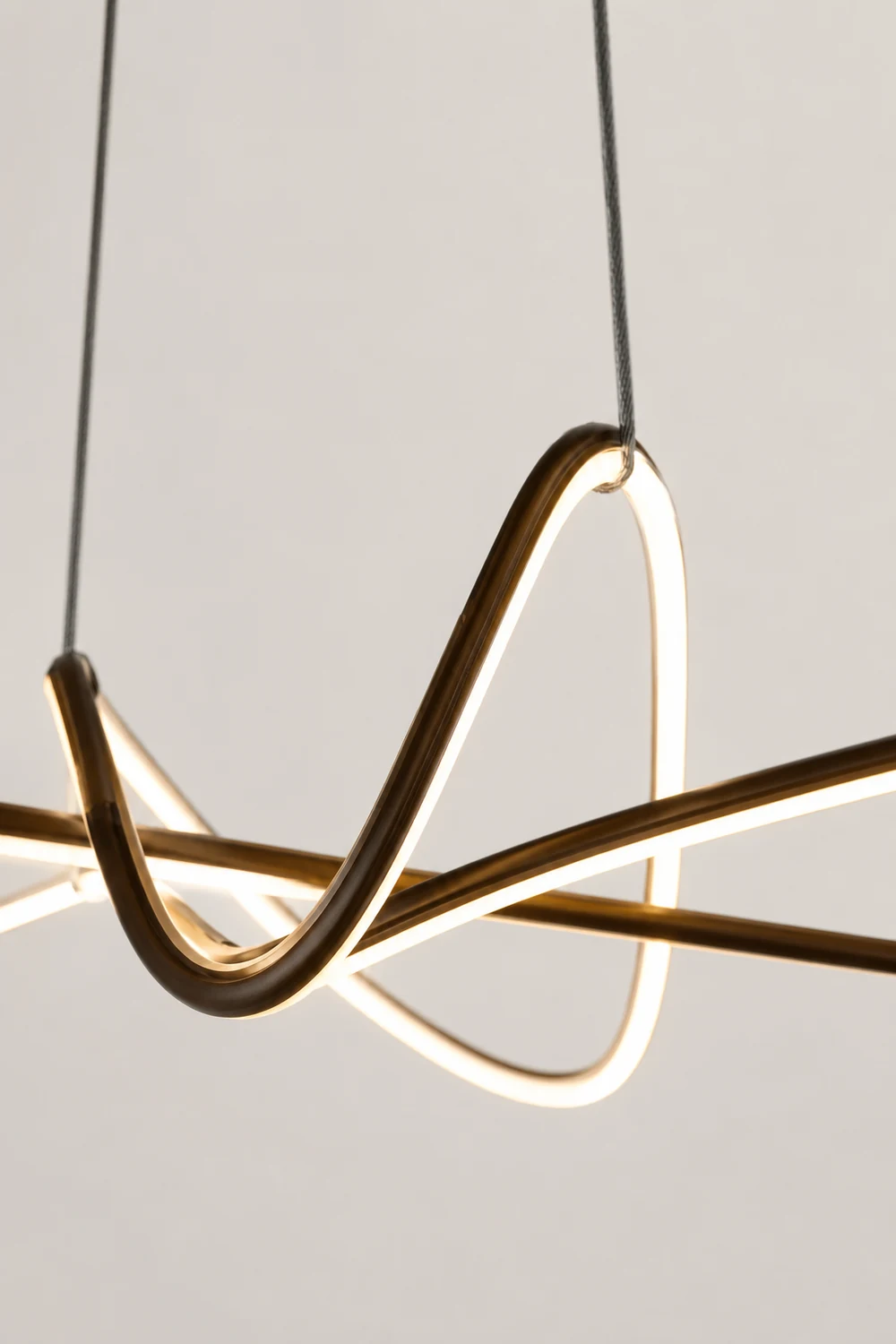 Bouvet Minimalist Geometric Metal Adjustable Pendant Light - Lumpaz