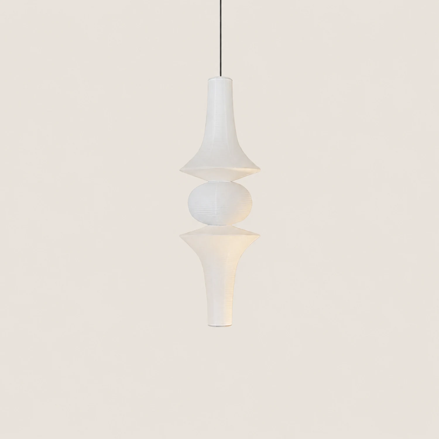 Washi Paper E Pendant Light - Lumpaz