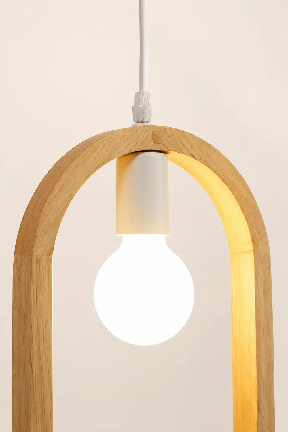 Wood Bird Resin Pendant Light - Lumpaz