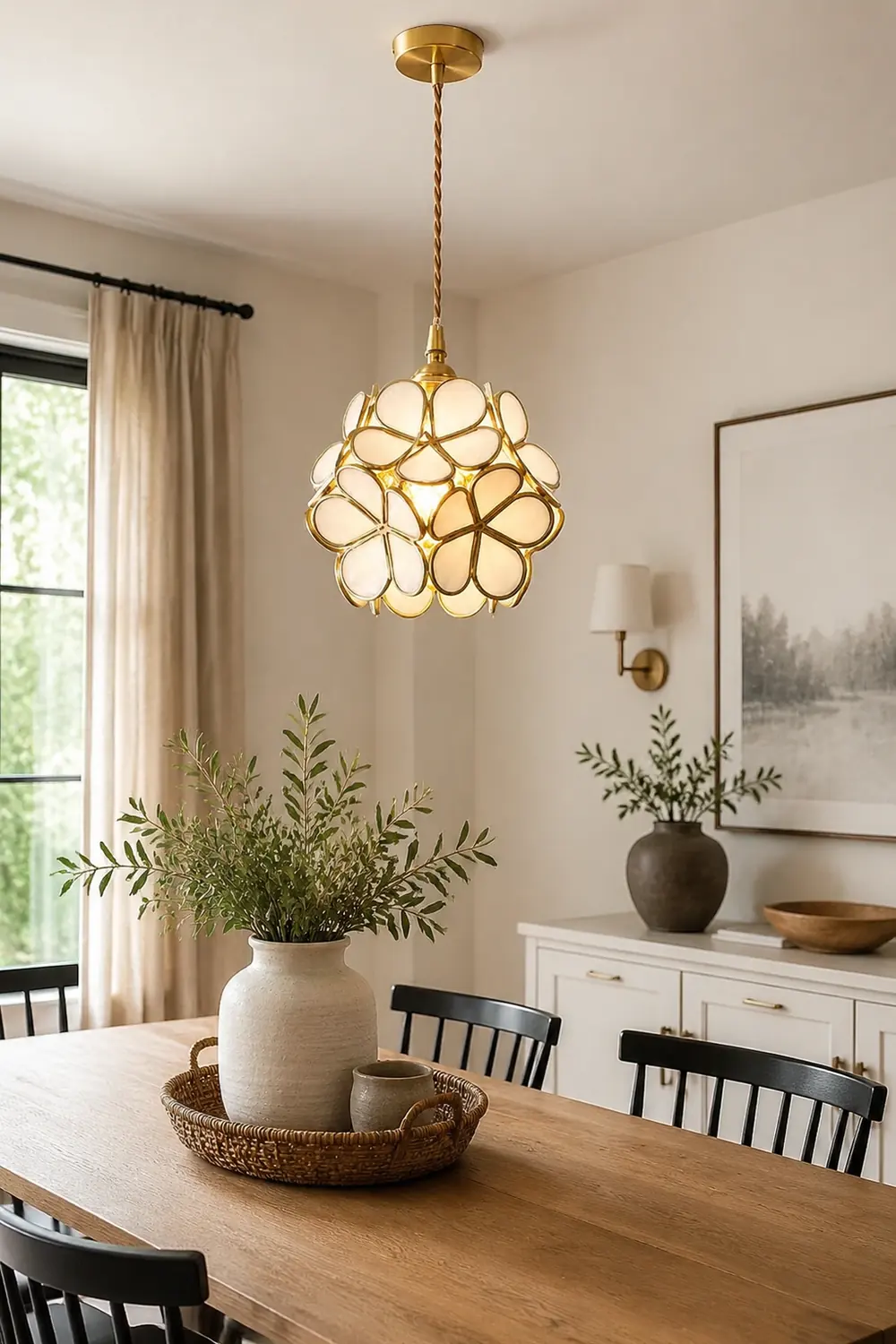 Glass Petal Pendant Light - Lumpaz