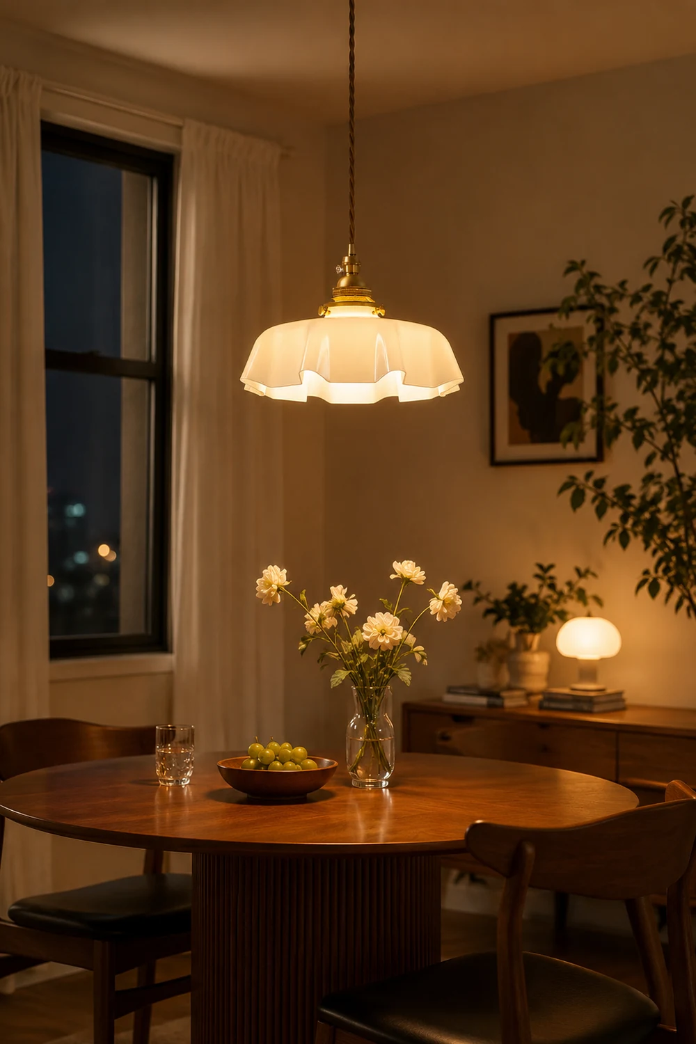 French Flower Pendant Light - Lumpaz