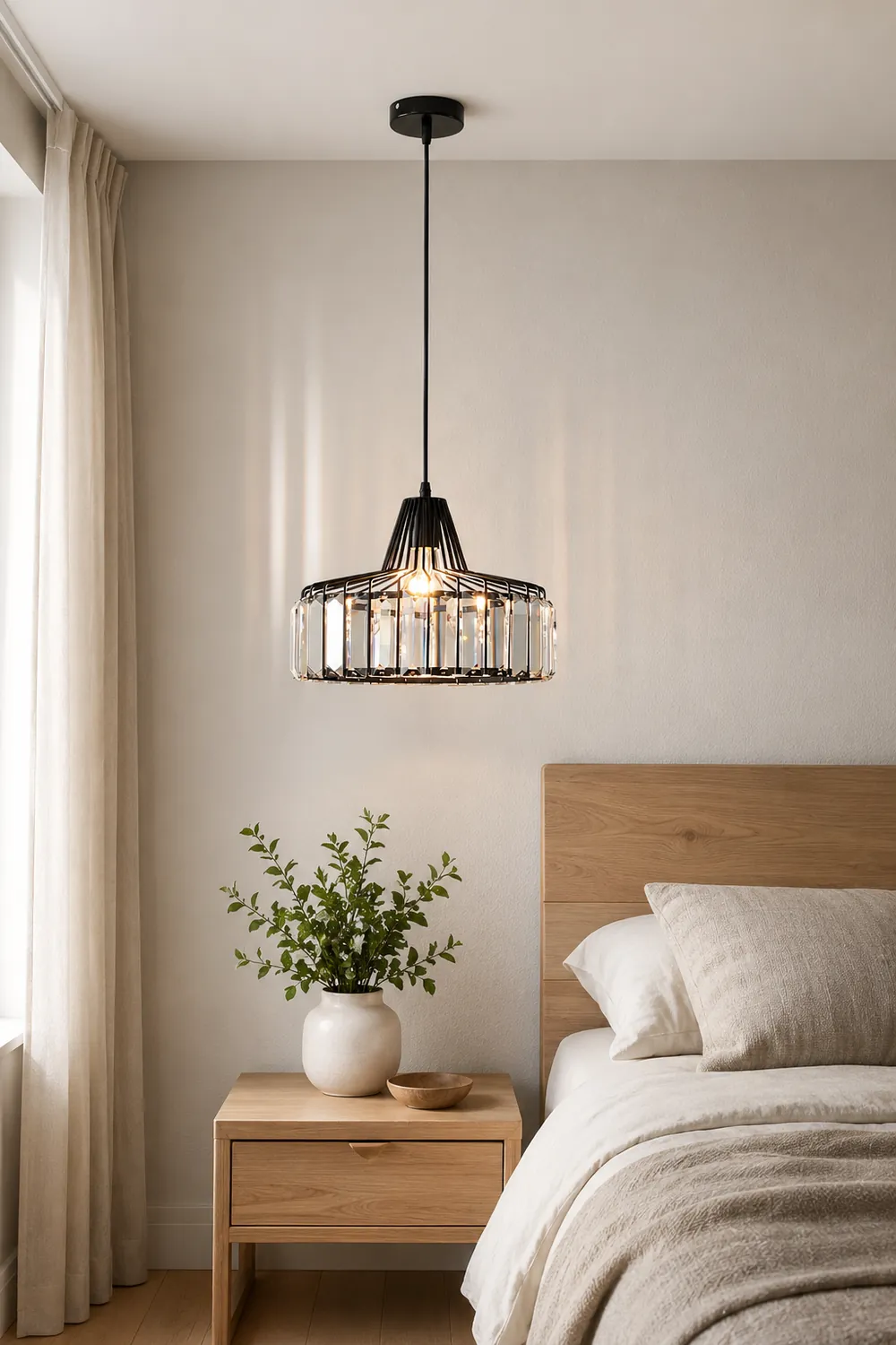 Crystal Drum Pendant Lamp - Lumpaz