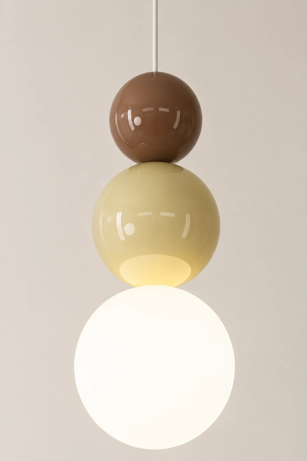 Acrylic Three Ball Pendant Lamp - Lumpaz