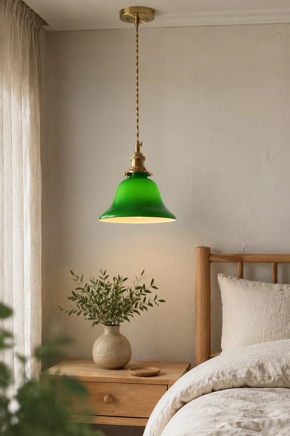 Green Bell Pendant Light - Lumpaz
