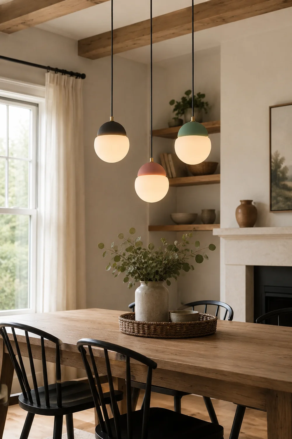 Cement Eclipse Pendant Lamp - Lumpaz