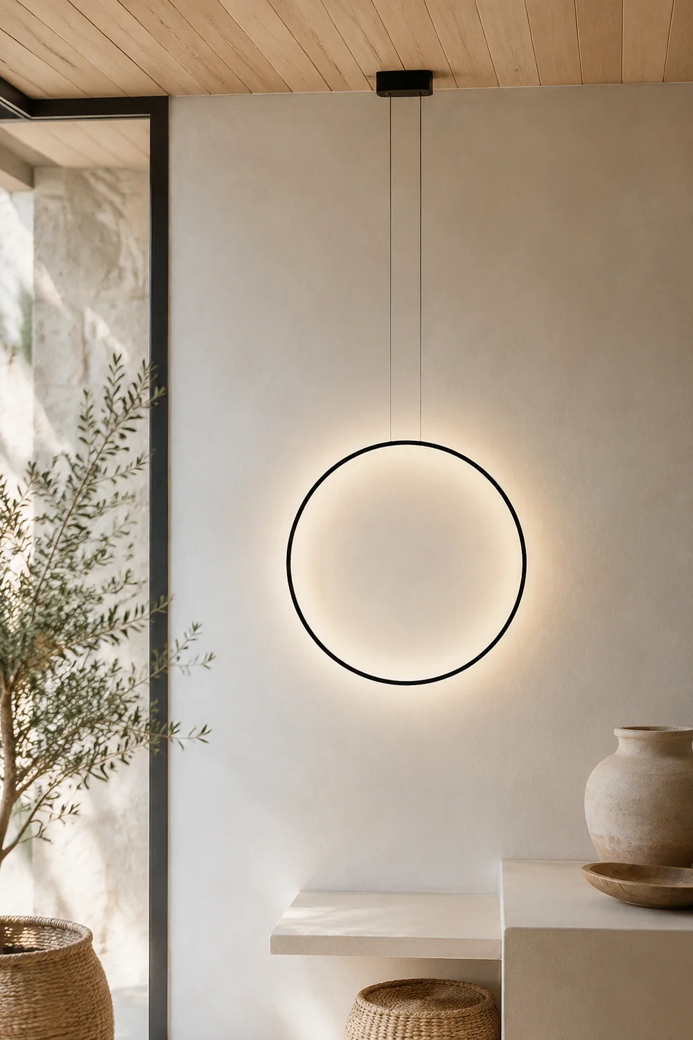 Nightfall Circle Pendant Light - Lumpaz
