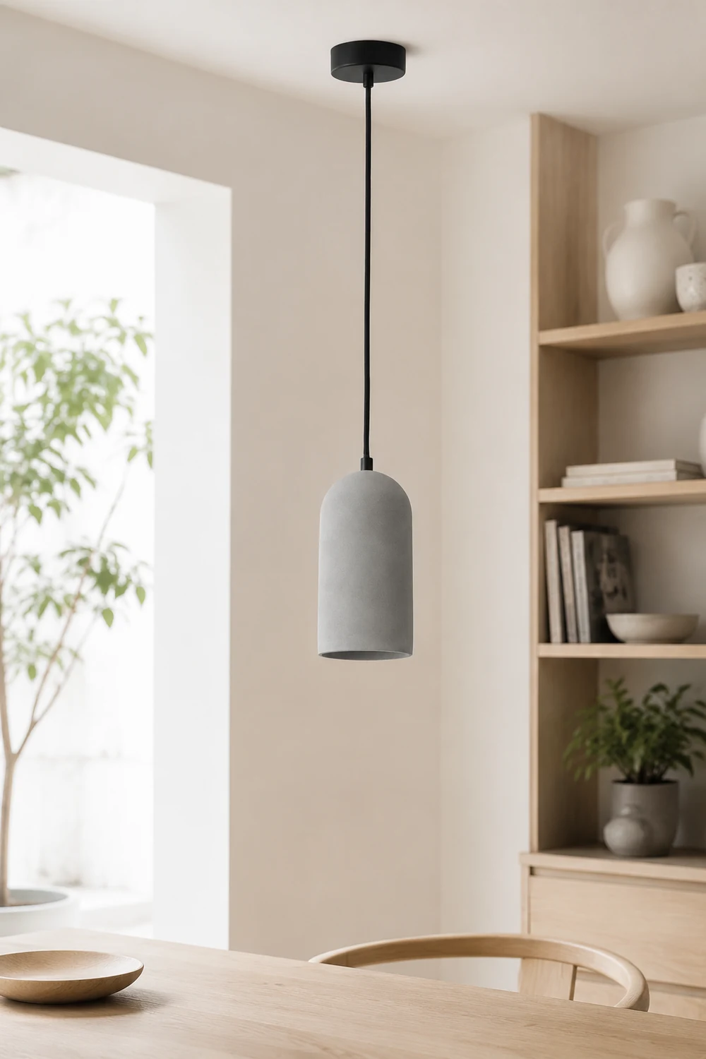 U Concrete Pendant Lamp - Lumpaz