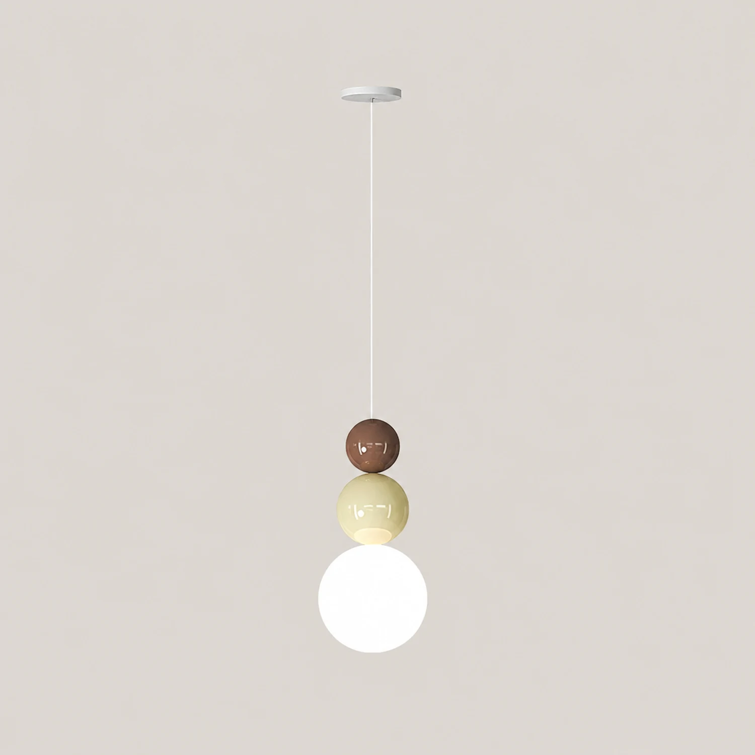 Acrylic Three Ball Pendant Lamp - Lumpaz