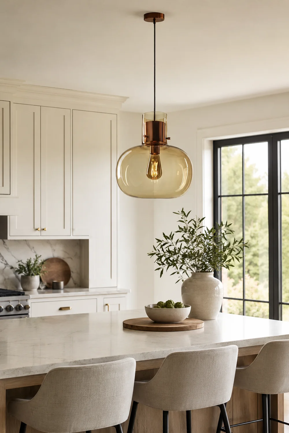 Cambre Glass Pendant Light - Lumpaz