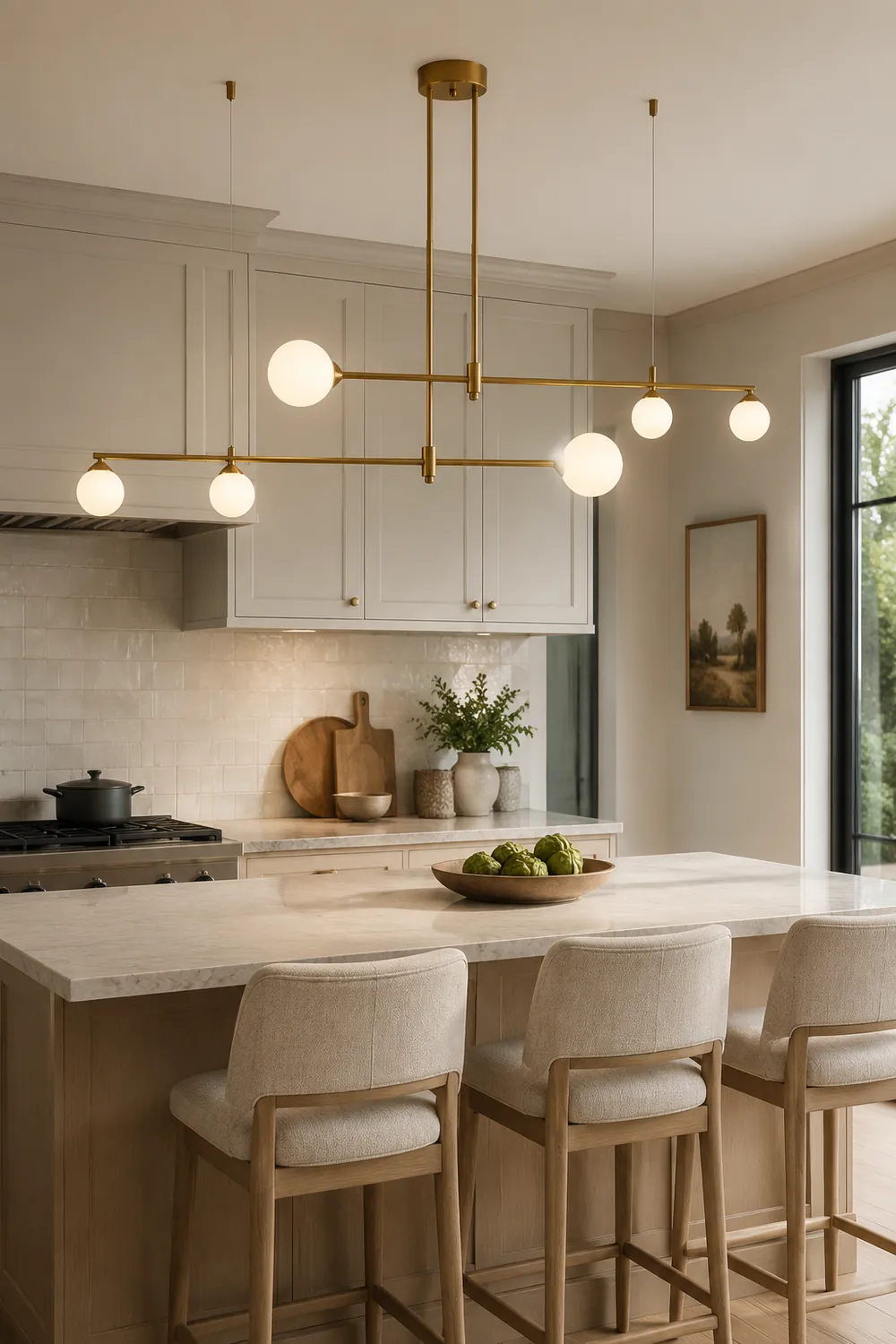 Valentina Modern Bubble Copper Pendant Light, Gold - Lumpaz