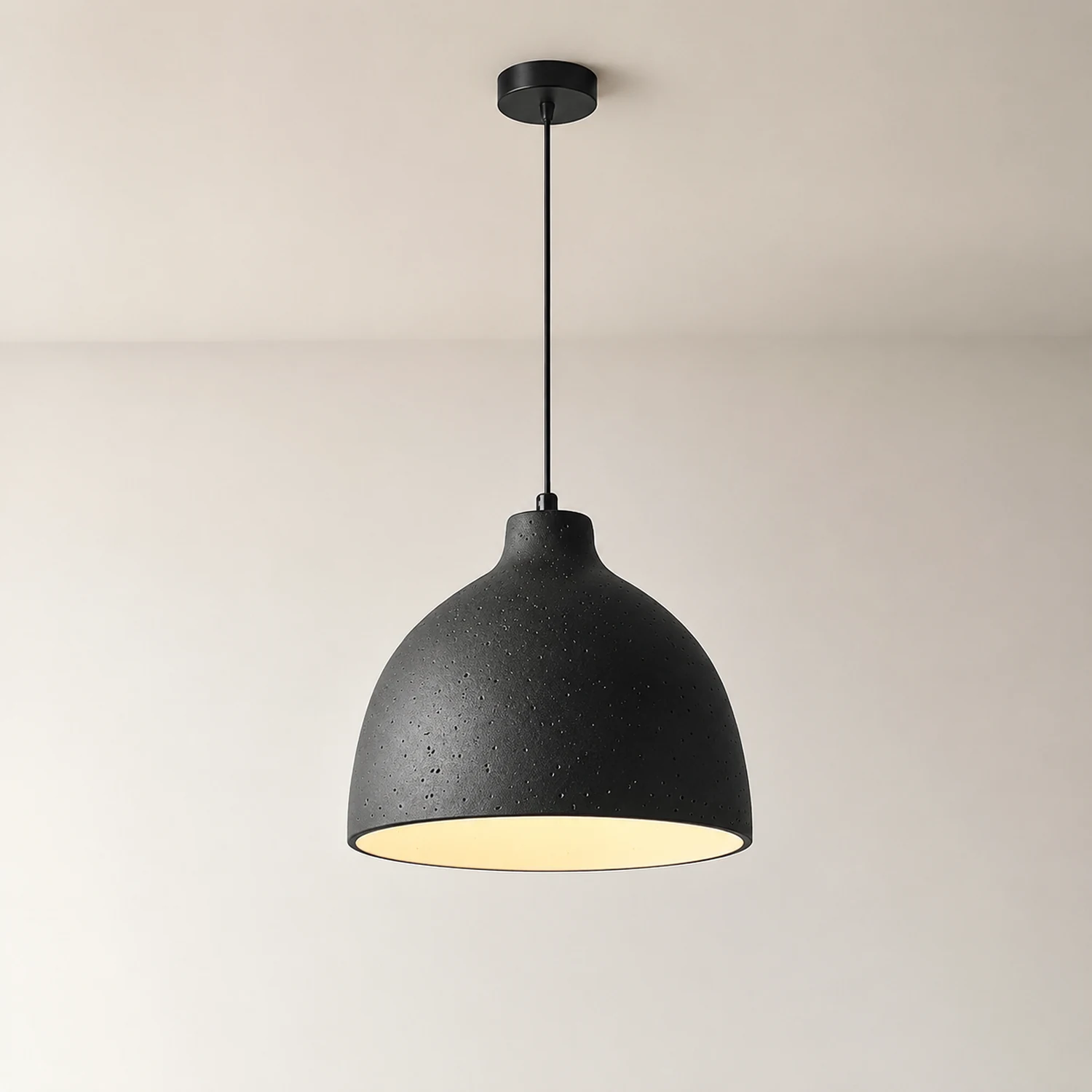 Resin Bowl Pendant Lamp - Lumpaz