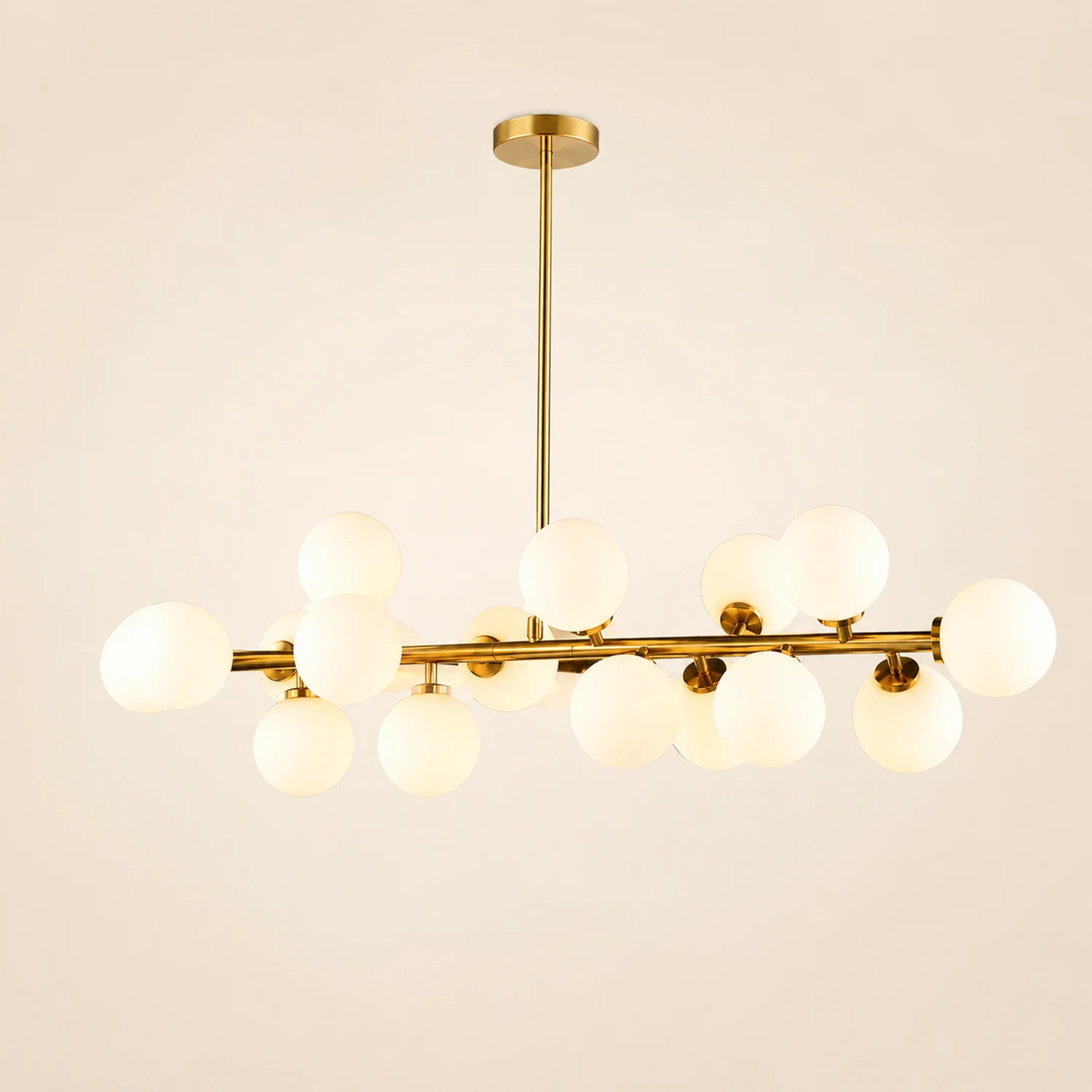 Valentina Chandelier Bubble, Magic Beans, Glass, Dining Room - Lumpaz