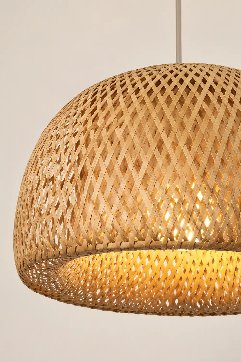 Bamboo Braided Pendant Lamp - Lumpaz
