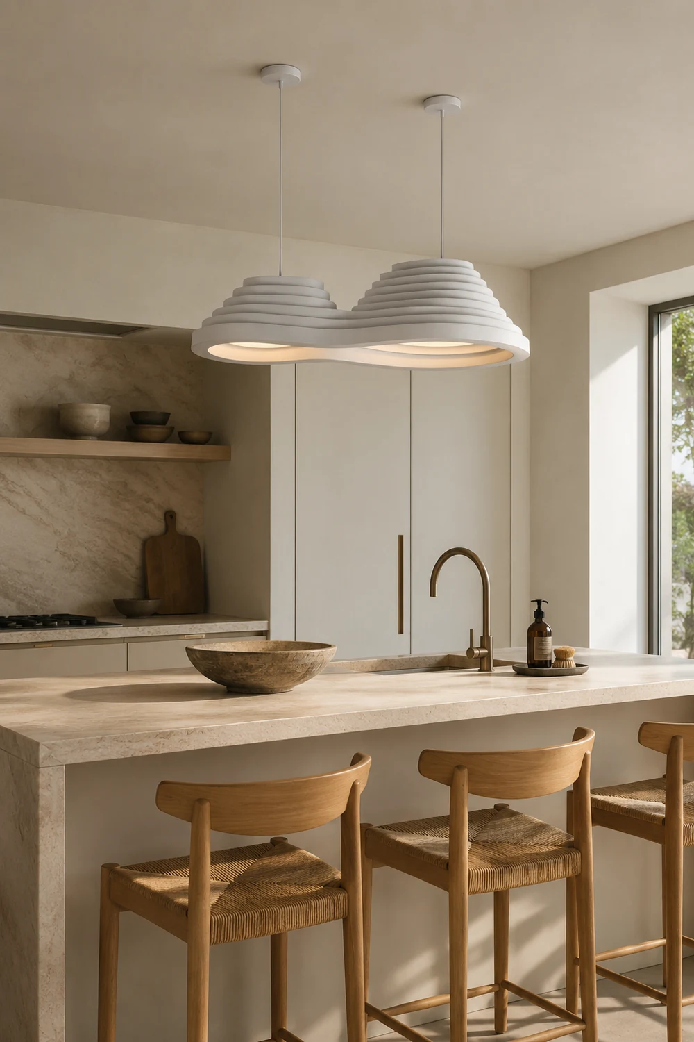 Rice Field Acoustic Pendant Lamp - Lumpaz