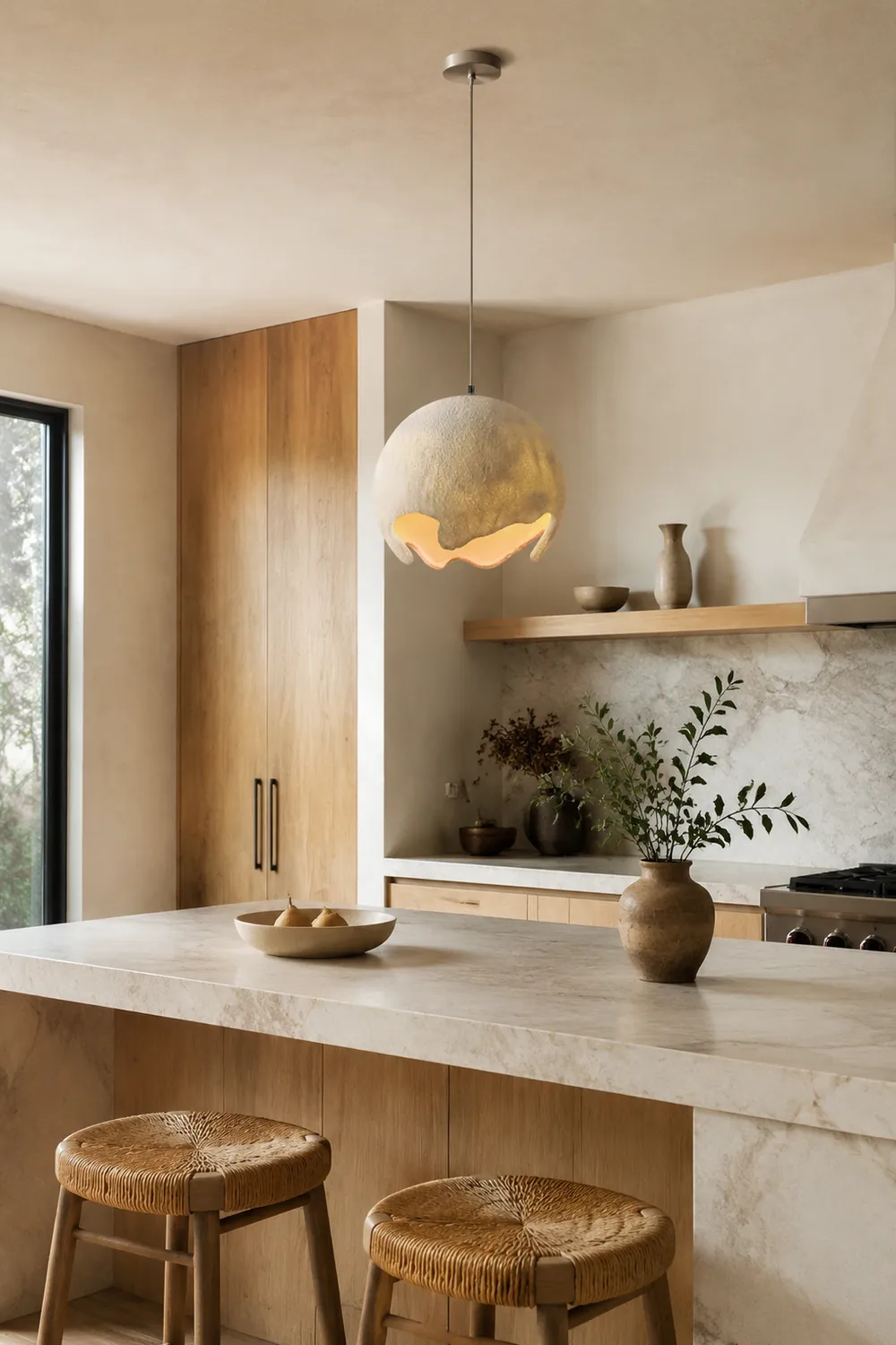 Geometric Resin Pendant Light - Lumpaz