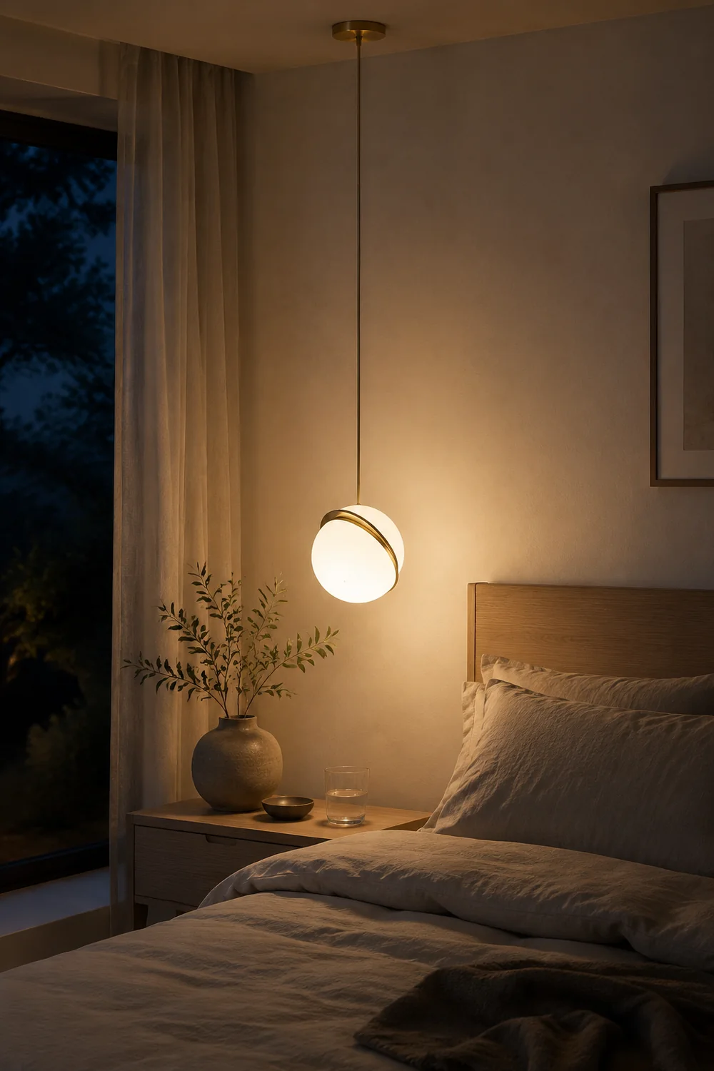Crescent Pendant Lamp - Lumpaz