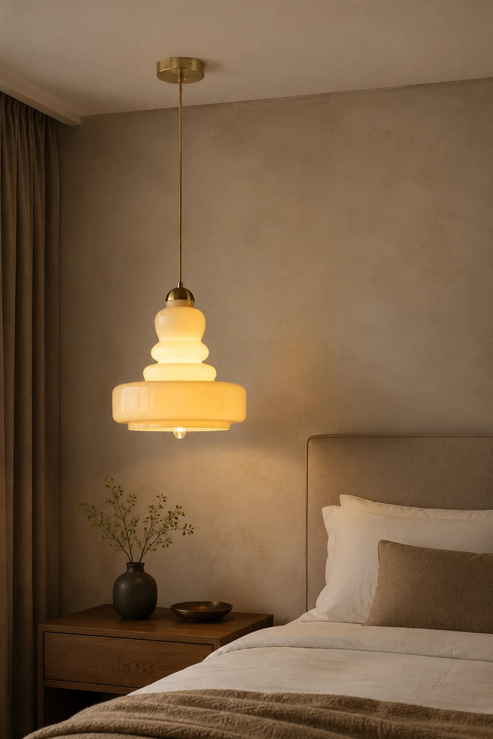 Schoolhouse Glass Pendant Light - Lumpaz